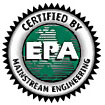 Certified EPA seal